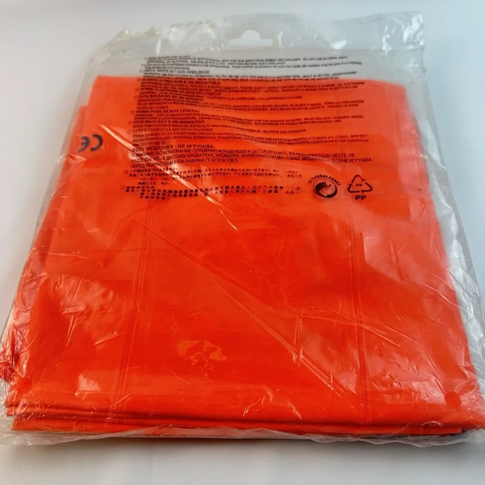 VTG Intex The Wet Set Inflatable Air Mat Pool Float Orange Raft 72x27 1992 59703